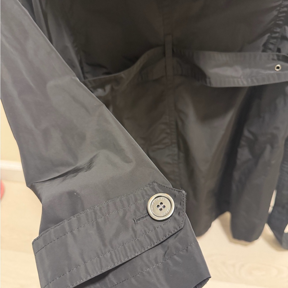 Burberry Brit Belted Double-Breasted Logo Trench coat Black - Picture 12 of 12